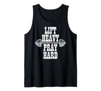 Palestra Sollevamento Pesante Pregare Hard Barbo Allenamento Cristiano UOM Canotta