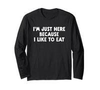Palestra solo qui perché mi piace mangiare dieta fitness donne uomini Maglia a Manica