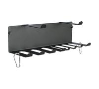 Palestra Wall Storage Rack, Heavy Duty Equipment Organizer, Wall Mounted Purpose Hanger, 16.5 Inches, Space Saving Fitness Solution, per casa, Yoga, Workout, Training Room