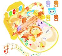 Palestrina Neonato con Luci e Musica, Tappetino da Gioco Montessori 0-36 Mesi per Prima Educazione, Attività Musicale Interattiva per Ragazzi e Ragazze