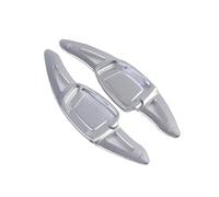 Paletta Cambio Compatibile Con Per 4.0T 2021-2023 Paddle Cambio Auto Leva Cambio Volante Interni Auto(Silver)