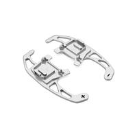 Paletta Cambio Volante Per Golf 7 7.5 Per GTI MK7 Per GTE Per GTD Per Polo Per Jetta Per GLI Adesivo Per Cambio Estensibile Al Volante Dell'auto Palette per Volante(Silver)