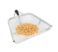 Paletta da giardino, robusta colino da giardino, in acciaio inox, portatile, ergonomico, setaccio per la raccolta di sabbia, setaccio per , ideale per giardini di casa, piccoli cortili, progetti