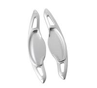 Paletta Del Cambio Al Volante Compatibile Con Civic Per Fe Fel 2021 2022 2023 Per Gen 11th G11 Alluminio Paddle Shift Estensione Auto Decorazione Accessori 2pcs(Silver)