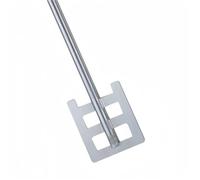 Paletta di ancoraggio for dispersore da laboratorio 304 SS da 1 pezzo - Paletta di agitazione quadrata con stelo for applicazioni di miscelazione(40x44x206x6mm)