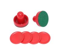Paletta e dischi da hockey in plastica standard Set spingitori per hockey da tavolo in plastica Sostituzione della paletta con maniglia per porta per set spingitori per tavolo da gioco
