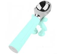 Paletta elettrica riscaldata per gelato, portatile, ricaricabile, con display a LED, auto-attivazione, temperatura di 70 °C, facile da pulire (blu)