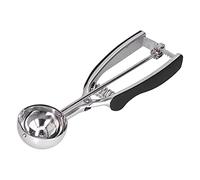 Paletta ghiaccio barman, cucchiaio gelato 39 mm in acciaio inox, porzionatore per ghiaccio e dessert - porzioni perfette e resistenti, facile da pulire, ideale per casa e (J10190P 50 mm)