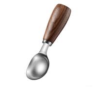 Paletta in acciaio inox per servire gelati e dessert con manico in noce, design ergonomico per una facile manipolazione (legno di noce)