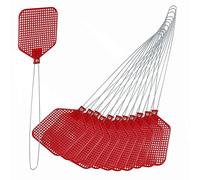 Paletta Mosche 12 Pezzi. Scacciamosche. Abbattimosca. Schiacciamosche. Manico in Ferro.