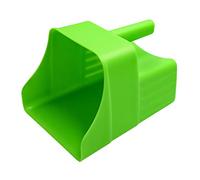 Paletta multiuso in plastica, grande capacità, verde, per ghiaccio e ingredienti, adatta per cucina e ristorante, paletta in plastica