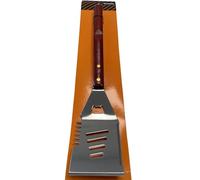 Paletta per Barbecue Sunday BBQ Grill | Larga con Manico in Legno | Per Grigliare, Girare e Servire Carne e Verdure | Cod. 400002