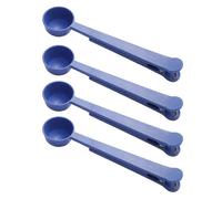 Paletta per caffÃ¨ e tÃ¨ con borsa Clipgreat per misurare caffÃ¨, polvere di tÃ¨, bevande istantanee e altro ancora, 4 pezzi