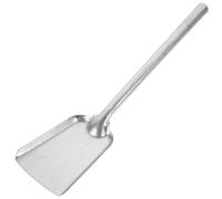 Paletta per camino con manico lungo in metallo, per una pulizia efficiente di stufe e barbecue, raccoglie facilmente ceneri e rifiuti da giardino