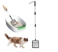 Paletta Per Deiezioni Di Polli Per Sabbia,Resistente Regolabile Allungabile per Lettiera - Accessori Per Animali Domestici Per Anatre Cani Capre Interni Parco Fattoria Scuderie Gabbie Pollai
