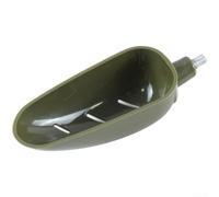 Paletta per esche da pesca con manico a pala, design profondo per una pastura efficiente, impugnatura antiscivolo e fori di ventilazione per ridurre la resistenza dell'aria (piccola)