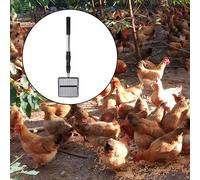 Paletta per escrementi di pollo in metallo multifunzionale e resistente per