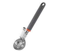 Paletta per gelato in acciaio con design a pressione e manico ergonomico in PP per palline di frutta e dessert in acciaio