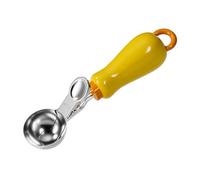 Paletta per gelato in acciaio inox per servire e pulire facilmente il gelato con manico ergonomico antiscivolo, paletta da dessert con innesco a molla