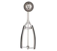 Paletta per gelato in acciaio inox, strumento da multiuso professionale per gelato, frutta, melone, biscotti, paletta 304, lucidato a specchio, sicuro, durevole, manico ergonomico (44 mm)