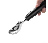 Paletta per gelato in lega di zinco con manico ergonomico antiscivolo progettato per scavare rapidamente e paletta perfettamente arrotondata nella tua cucina