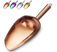 Paletta Per Gelato In Rame,Paletta Per Biscotti In Acciaio Inossidabile Di Alta Qualità,Paletta Per Farina Robusta,Paletta Per Caramelle Multiuso,Lavabile In Lavastoviglie (8oz/9 Pollici)