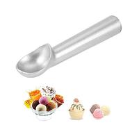 Paletta per Gelato in Solido Acciaio Inox ergonomica, Mini Paletta per Gelato, Biscotti e Yogurt congelati