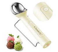 Paletta per gelato riscaldata Gen 3.0, paletta elettrica ricaricabile per gelato con display a LED e interruttore ON/OFF, impermeabile IP67, per gelato duro, supporto incluso