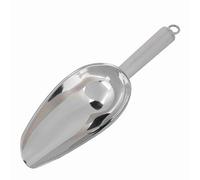 Paletta per ghiaccio in acciaio inossidabile, paletta per alimenti da 8/12/18/24/38 once, paletta in metallo lavabile in lavastoviglie per macchine per il ghiaccio, secchi, cibo (8oz)