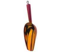 Paletta per ghiaccio in acciaio inox, manico ergonomico, paletta per cereali, pala per noci con gancio per appenderlo, resistente alla corrosione, paletta in acciaio inossidabile