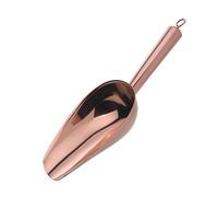 Paletta per ghiaccio in acciaio inox, manico ergonomico, paletta per cereali, pala per noci con gancio per appenderlo, resistente alla corrosione, paletta in acciaio inossidabile