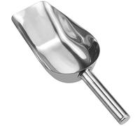 Paletta per Ghiaccio Pala Ghiaccio in Acciaio Inossidabile Buffet Paletta Cibo Cucchiai di Fondo Piatto Universale per Gelato Alimentare Cubetti Ghiaccio Dolce Caramella Caffè Cucina Supermercato Bar