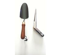 PALETTA PER GIARDINAGGIO MANICO IN LEGNO + FORATERRAIN ACCIAIO CROMATO PAPILLON