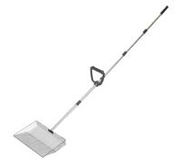 Paletta per la rimozione di escrementi di pollo, pala lunga per lettiera | telescopica robusta per giardino, pollame, cortile, cortile, cane, conigli ed esterni