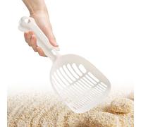 Paletta per Lettiera Cuccioli, Setaccio Paletta Scolare Rifiuti, Ergonomica Con Manico Lungo Setacciatrice Per Casa Pulizia Efficiente Per Animali Domestici Uso Interno Facile Da Usare Per Gat