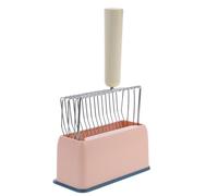 Paletta per lettiera per gatti in metallo con manico lungo per una facile