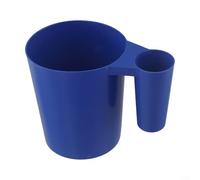 Paletta per piscina, 1 misurino di grande capacità con manico, rimozione efficiente dei detriti per la manutenzione della piscina, strumento di pulizia in polipropilene per cortile e giardino