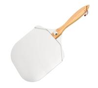 Paletta per Pizza in Alluminio con Manico in Legno Pala Spatola Leva Trasferimento Semplice E Dolci con Protezione Dal Calore Adatta per Forni Domestici Pizzerie Casalinghe Cottura in Cucina