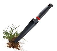 Paletta per radici da giardinaggio, pala per radici da giardino, pala da fioriera robusta in acciaio al carbonio, versatile con manico ergonomico per scavare, trapiantare grassi e