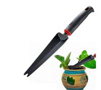 Paletta per radici, pala per radici, pala da giardinaggio robusta, strumento per vaso, versatile con manico ergonomico per diserbare, allentare il terreno, scavare succulente e fiume