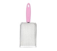 Paletta per Sabbia da Spiaggia, Ergonomica, in Acciaio Inossidabile, Design Portatile, Adatta per La Pulizia della Sabbia, Rosa