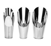 Paletta per terreno bonsai da 3 pezzi Paletta per terreno in acciaio inossidabile di 3 dimensioni con setaccio a maglia fine Attrezzi da giardinaggio robusti e lisci per piante da interno, in vaso, a