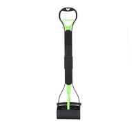 Paletta pieghevole per escrementi di cani, paletta per escrementi di animali domestici con manico lungo, design dentato in ABS di grande capacità per una facile pulizia, paletta