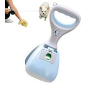 Paletta portatile per lettiera per cani, con sacchetto integrato e paletta per animali domestici, per uso quotidiano all'aperto, nel parco in giardino durante le passeggiate