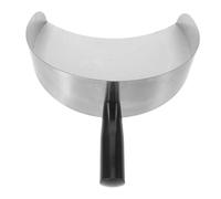 Paletta Raccogli Carne per Shawarma in Acciaio Inox Argento | Carne, Feste e Grigliate, Pulizia Semplice, Resistenza alle Alte Temperature, Taglio Rapido