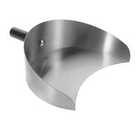 Paletta Raccoglitrice per Carne in Acciaio Inox per Kebab | Argento, per Macchine da Kebab e Feste, Taglio Rapido, Pulizia Semplice, Resiste al Calore