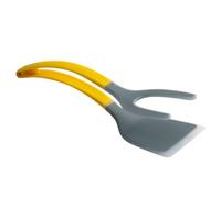 Paletta Rivoltatrice per Uova - Pinza Tostapane 2 in 1,Utensile Cucina Manico Ergonomico per Pancake Toast Uova Colazione
