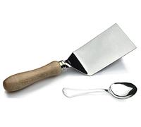 paletta servi lasagne e cucchiaino formaggio prodotti italiani servi torte e fette di crostate; utensile da cucina