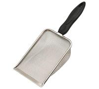 Paletta Setaccio per Sabbia Rettili in Acciaio Inossidabile, Pulitore di Substrato a Rete Fine per Geco Lucertola Tartaruga Serpente(SUS -3.8mm Mesh)