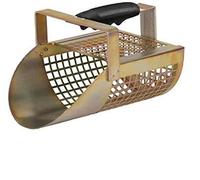 Paletta SETACCIO Sabbia Garrett Sand Scoop in Metallo Traforata Forata per RICERCHE in Spiaggia Mare Fiume Lago BATTIGIA Shovel per Metal Detector